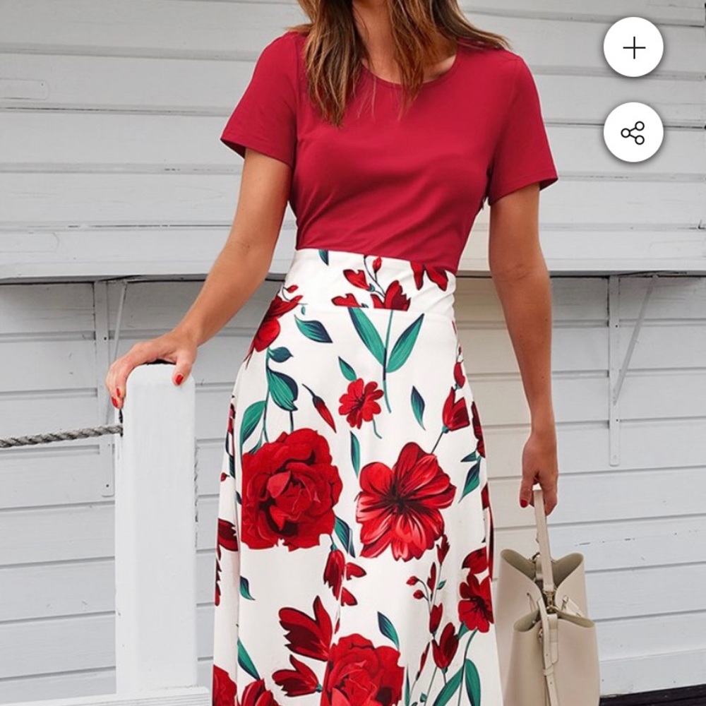 Floral maxi dress